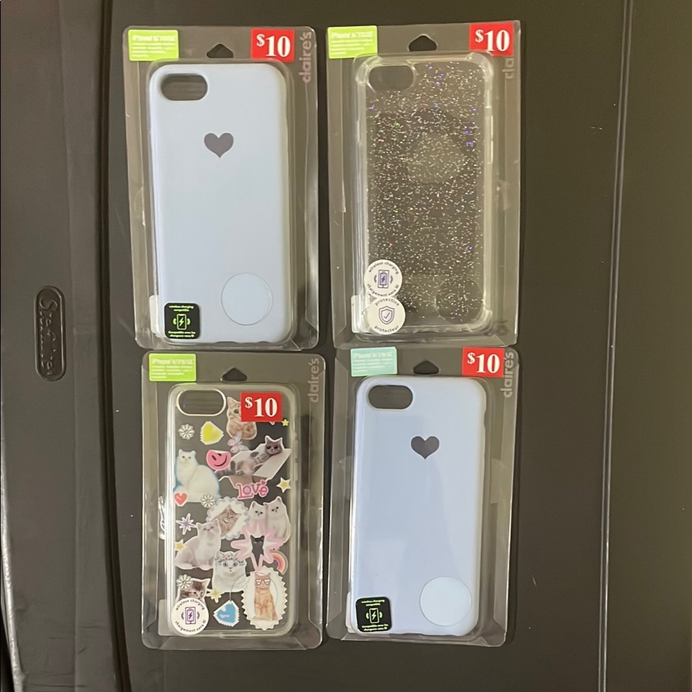 Blue and Glitter Phone Cases